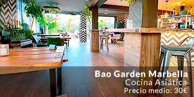 Restaurante  Bao Garden Marbella